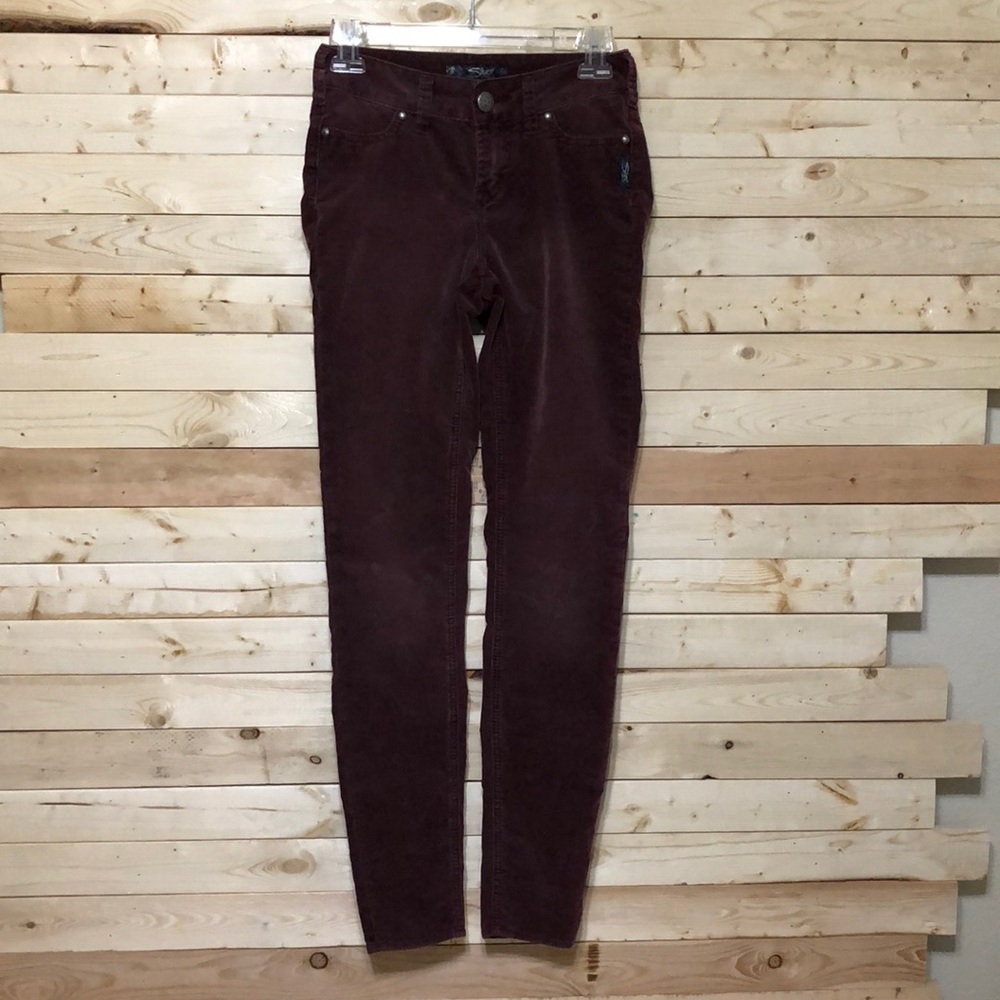 SILVER Brown Corduroy Suki Jegging Pants Size 24